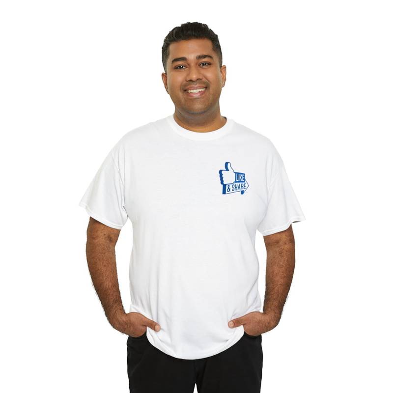- Like Share T-shirt - Unisex Heavy Cotton Tee (Multi Colored) - NoowAI Shop